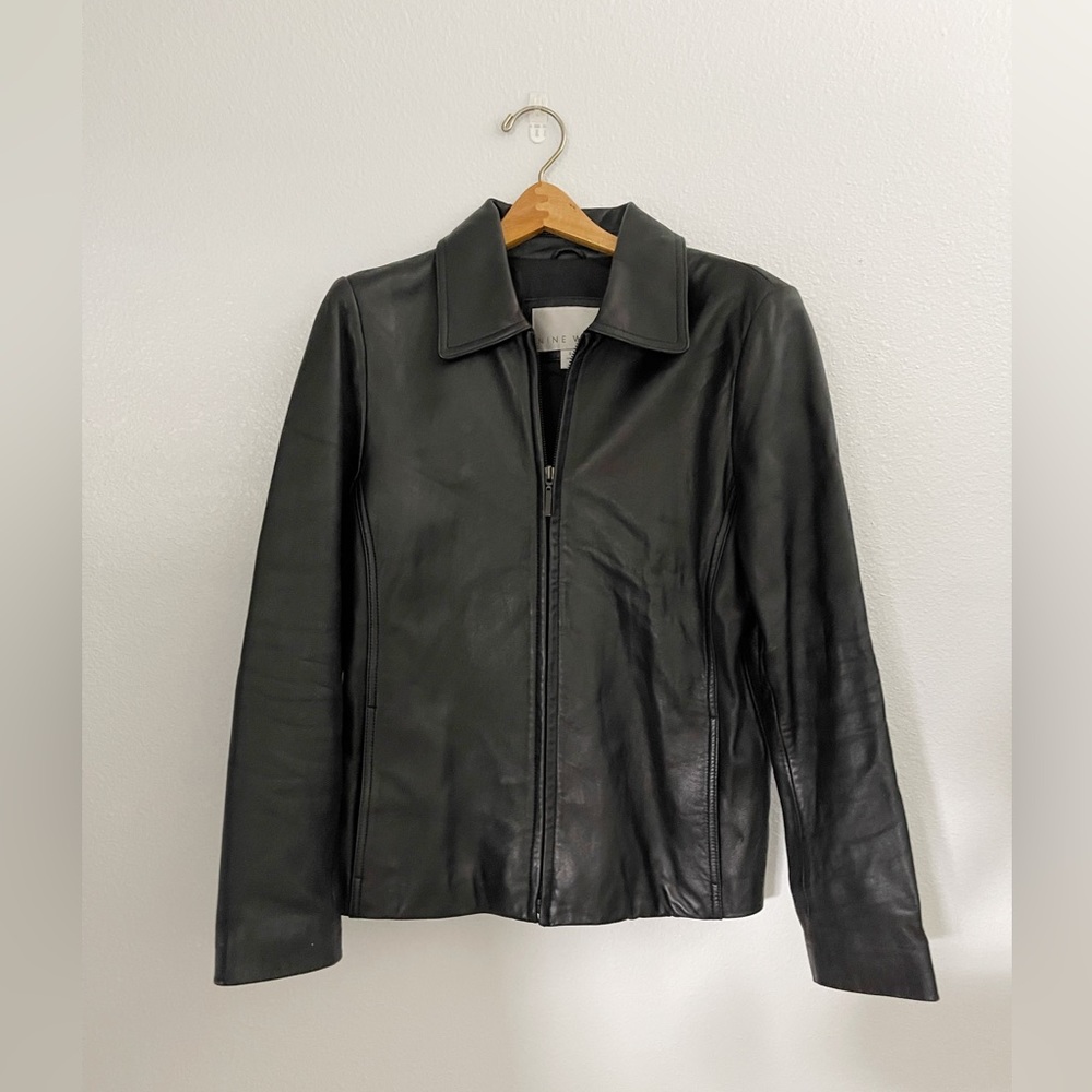 Nine West leather jacket